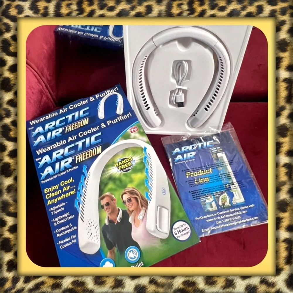 👑✅PRICE FIRM✅ Arctic Air Freedom Wearable Air Cooler & Purifier. Brand New!